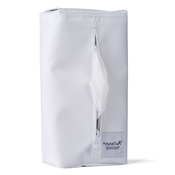 HykeToA2 モールシステム対応ティッシュケース（ターポリン）スノーホワイト